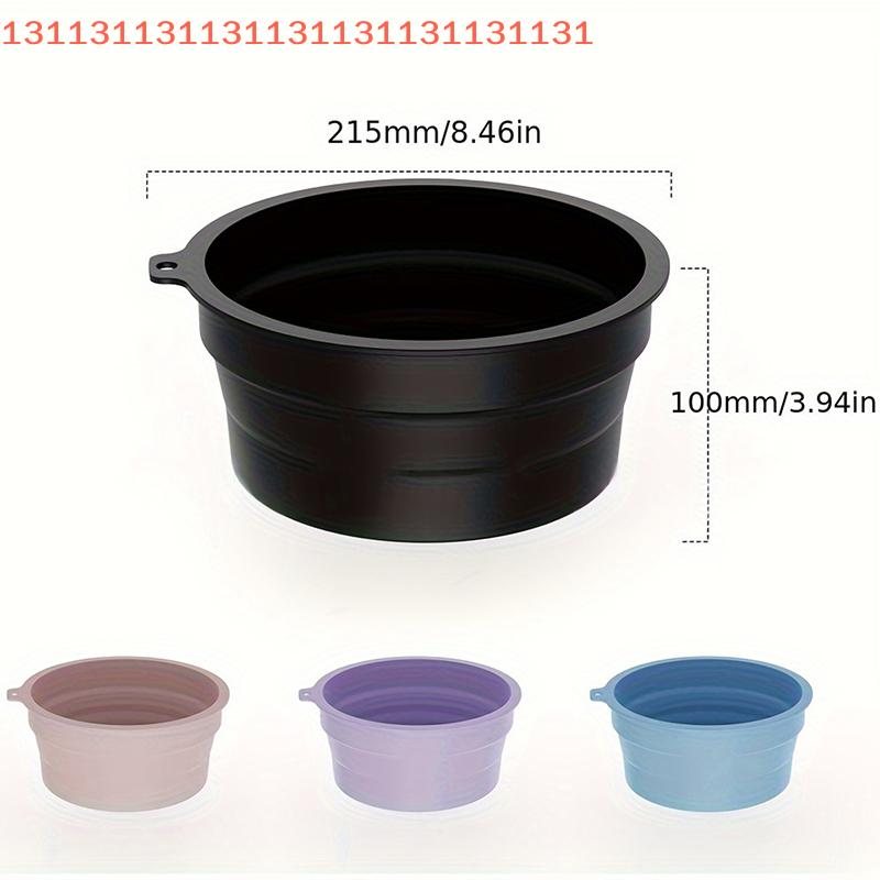 Zusammenklappbare Silikon Eisbadschale für das Gesicht Kältetherapie gegen Gesichtsschwellungen Tragbares Kryo Hautwerkzeug Reise Beauty Schüssel Gesichtswerkzeug