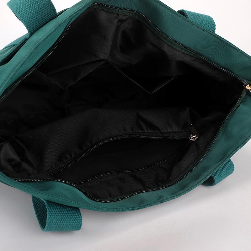 Women's Nylon Bag Large Capacity Tote Bag Multi-Pocket Lightweight Water-Repellent Handbag