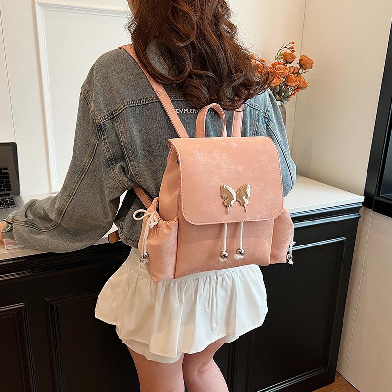 Studentský dámský batoh 2025 Nová móda Ležérní batoh Dojíždění Líný vítr Velká taška