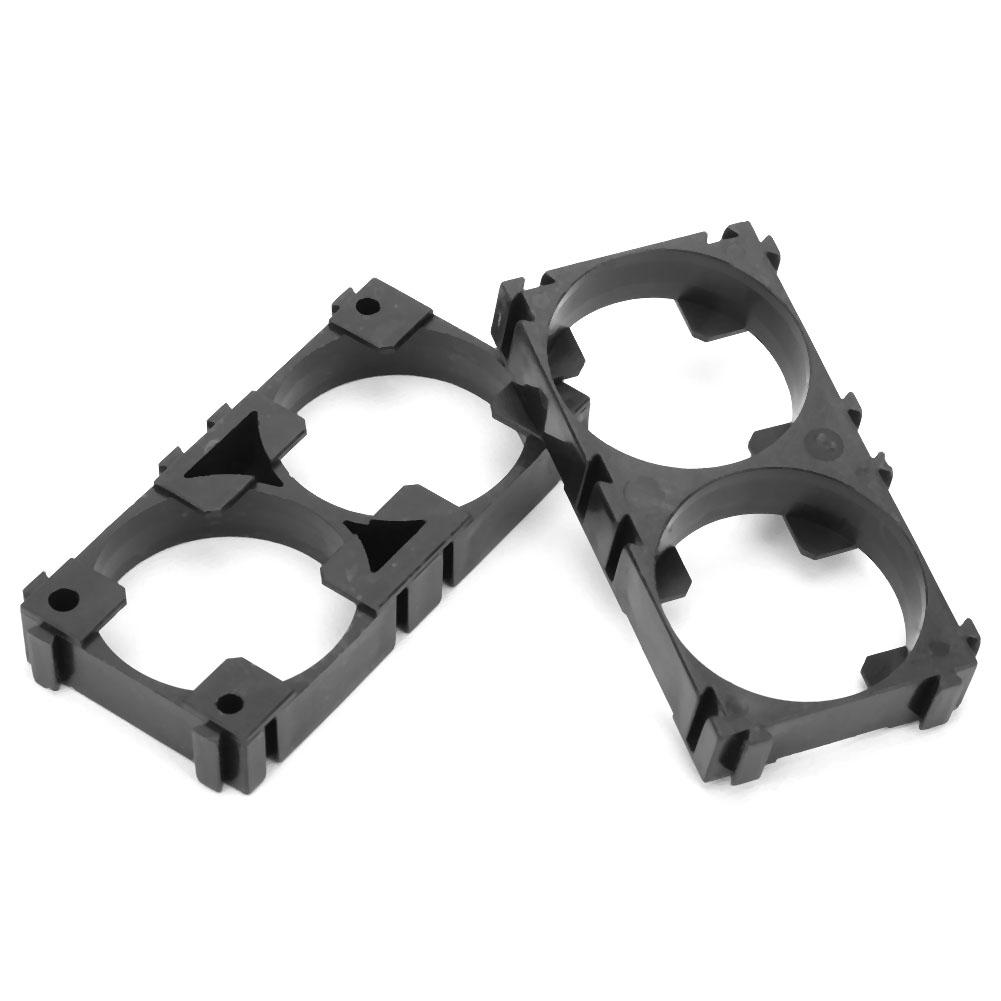 50pcs Double Cell 26650 Lithium Battery Bracket 56.5*29*8.7mm Battery Pack Plastic Holder
