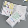 PVC Photocards Holder Transparent Bill Storage Booklet Simple Photo Album