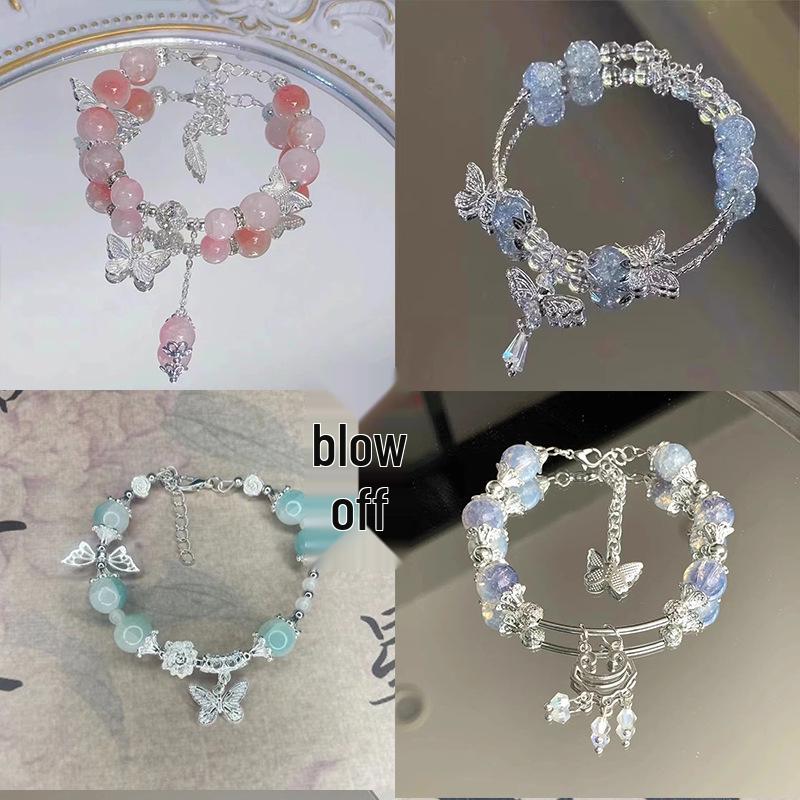 

Браслет-кисточка с кристальной бабочкой в китайском стиле - Роскошные сказочные украшения для женщин 18 cm