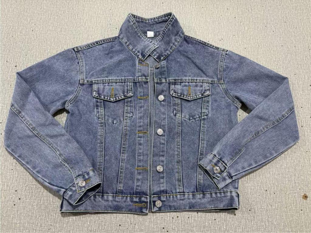 Neue Europäische und Amerikanische Damen Kurze Jeansjacke - Figurbetonte Damen Oberbekleidung