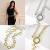 Bohemian Metal Waist Chain For Women With Carved Ornament For Festival Outfits