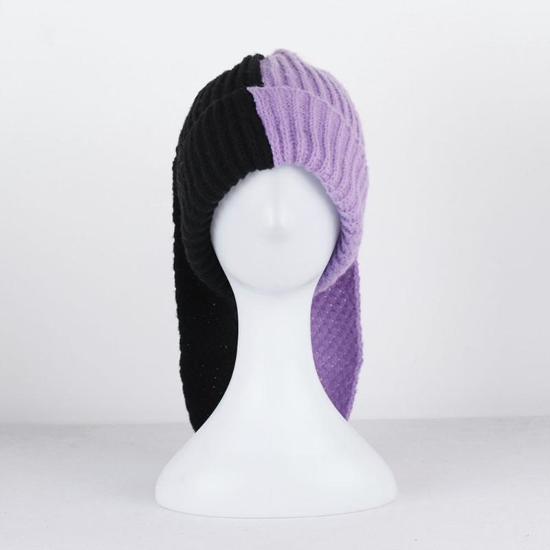 Girls Rabbit Hat Y2K Knitted Ears Hat Cute Rabbit Gifts Warm Winter Hat Adult Children Knitted Ears Winter Photo Props