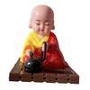 Ornamento de Figura Dançante Alimentado por Bateria, Brinquedo Dançante com Cabeça que Acena - Budista