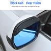 Carbon Fiber Rearview Mirror Rain & Sun Shield Visor (Universal Fit)