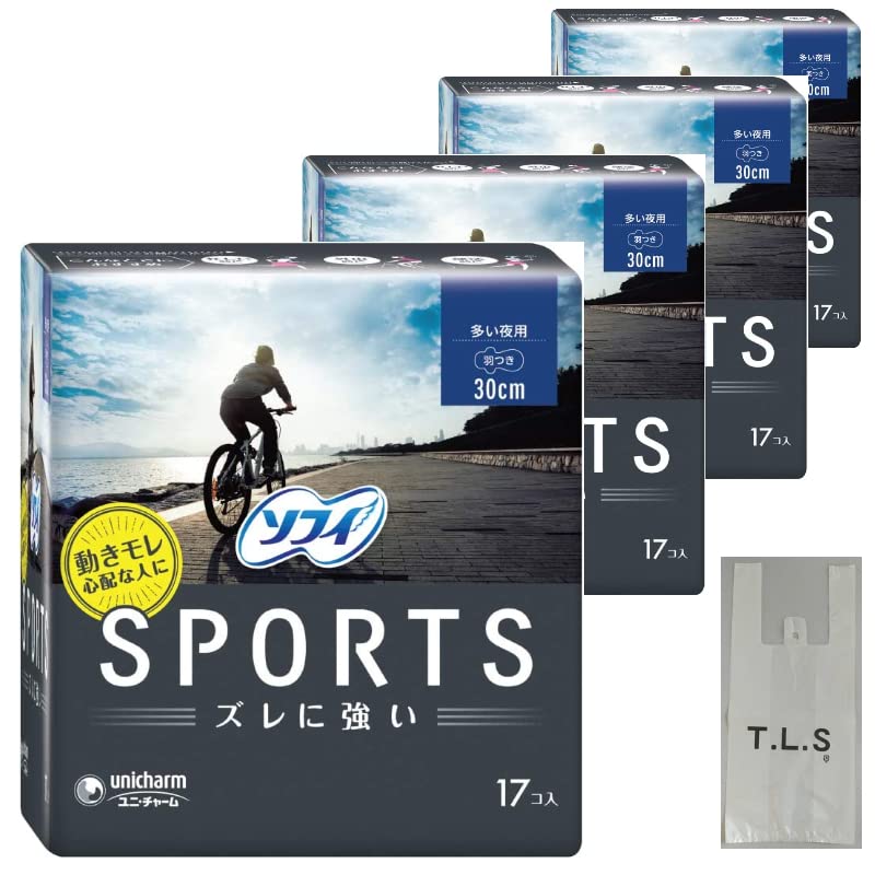 

Set of 4 Sofy Sports Heavy with 17 Pads x 4 Pads Pads Includes Original Shopping Bag Pads, Slip-Resistant, Flow, Wings, 30cm, (68 Total) -