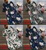 Women Goodlooking Uk Long Sleeve Floral Printed Tunic Tops T Shirt Dress Mini