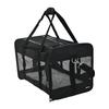 Amazon Basics Mīksta pārnēsāšanas soma suņiem un kaķiem (līdz 10 kg), Liels, Melns, 50 cm x 30.4 cm x 30.4 cm