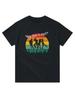 Unisex T-shirt Heavyweight Line Dance T-Shirt - Unisex Suitable for Crewneck Tee with Random Dance-Themed Prints, M