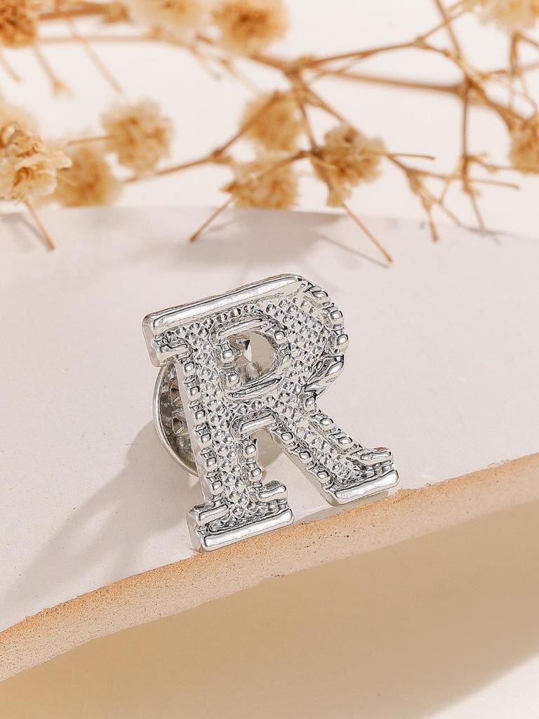 Luxury Alphabet Brooch: Elegant 26-Letter Fashion Pin to Secure Clothing in Style
