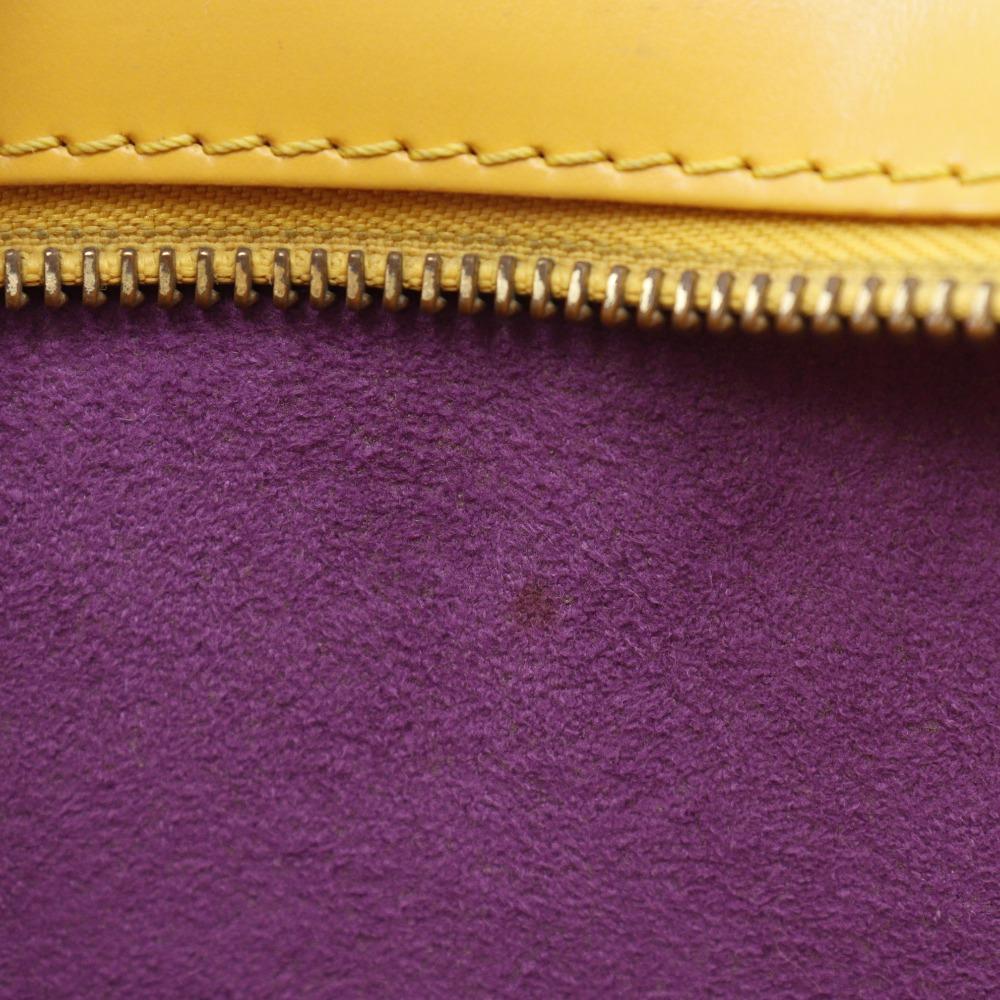 Louis Vuitton Sun Jack Handbag M52279 Tassiri Yellow Yellow Epi Leather Women Used