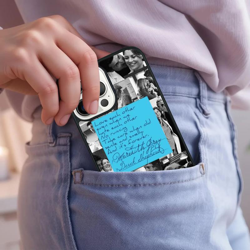 

Derek Shepard Grey Anatomy Phone Case For iPhone 17 Air 15 16e 14 13 Pro Max Coque 12 11 Pro Max PLUS cover iPhone 17pro max
