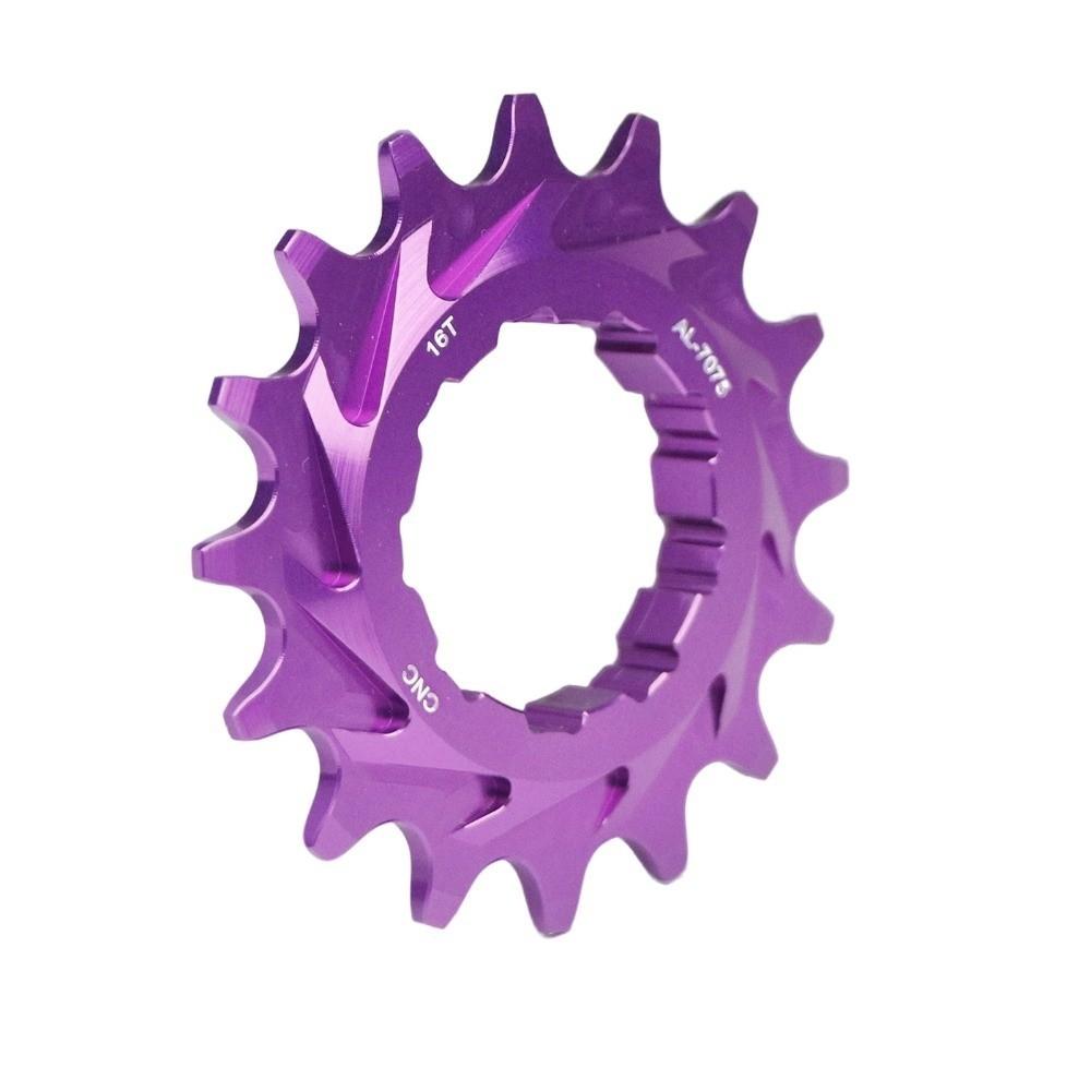 Aluminum Alloy Single Speed Bike Freewheel 16T HG Freewheel Conversion Kit Bike Modification