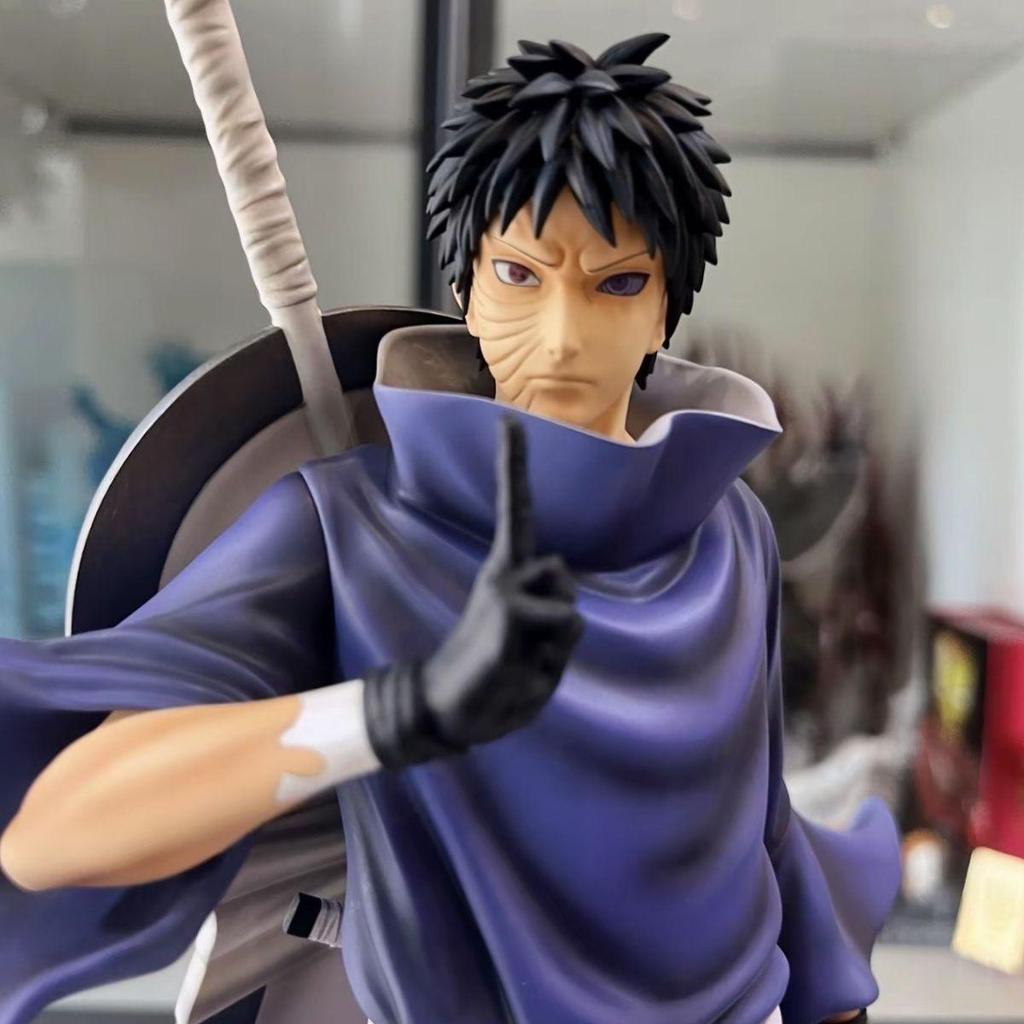 Naruto Anime Handheld Uchiha Obito Anime Statue Collection Model Toy Gift 21cm