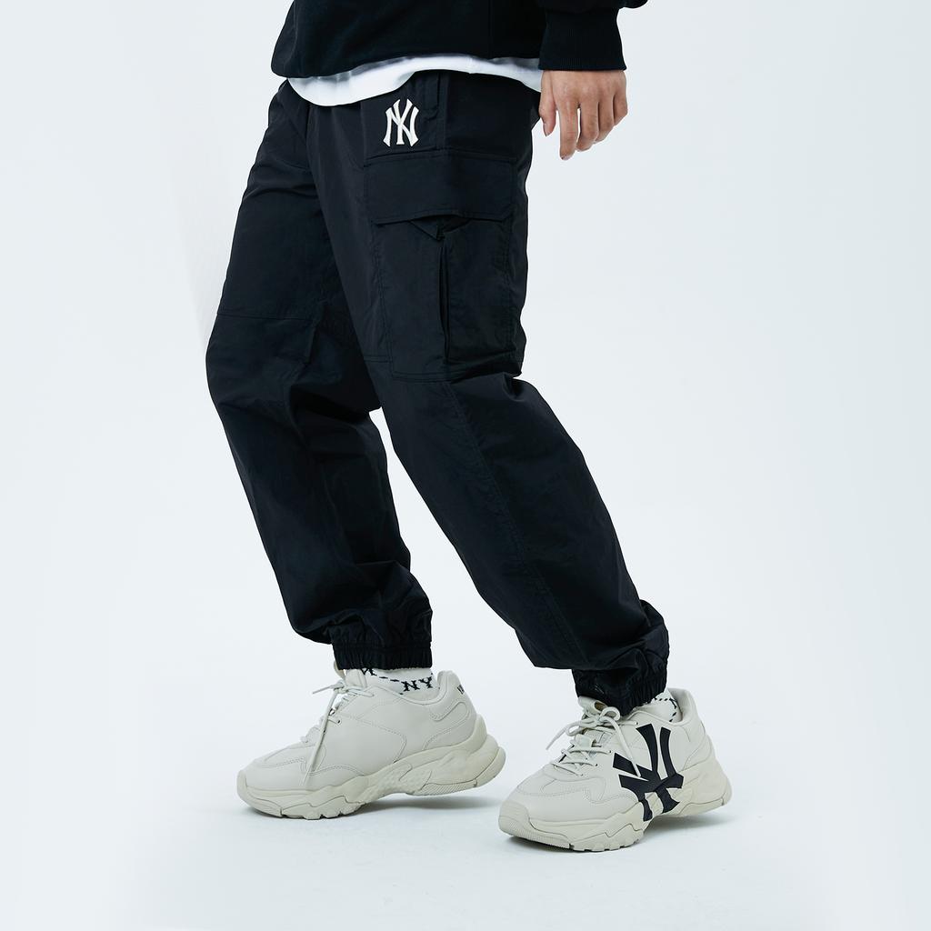 New MLB Knitted Sweatpants Unisex Black 3AWP09014-50BKS