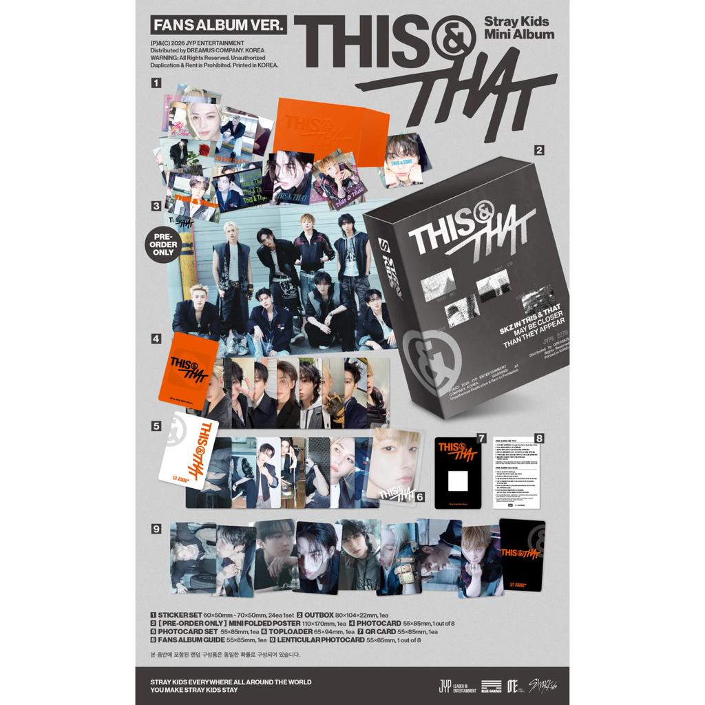 Stray Kids - THIS & THAT [FANS ALBUM VER.]