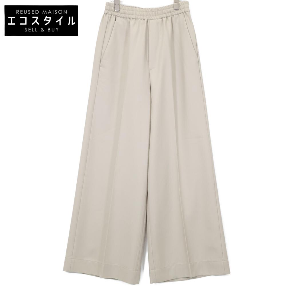 MM6 [Domestic Regular Product/2011 Production] S62KB0189 Elastic Waistband Trousers Wide Pants/ Bottoms 44 beigeUsed