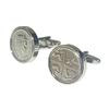 Kamakura Cufflinks Workshop British 5 pence coin cufflinks cf289
