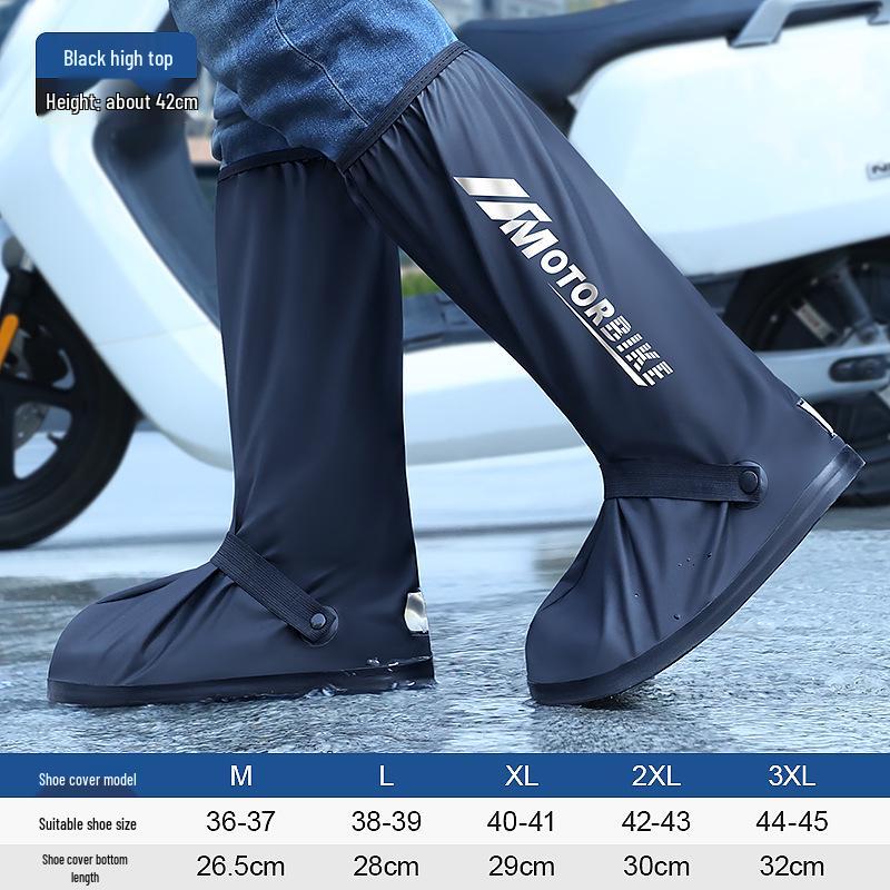 Waterproof High Tube PVC Rain Boot Covers