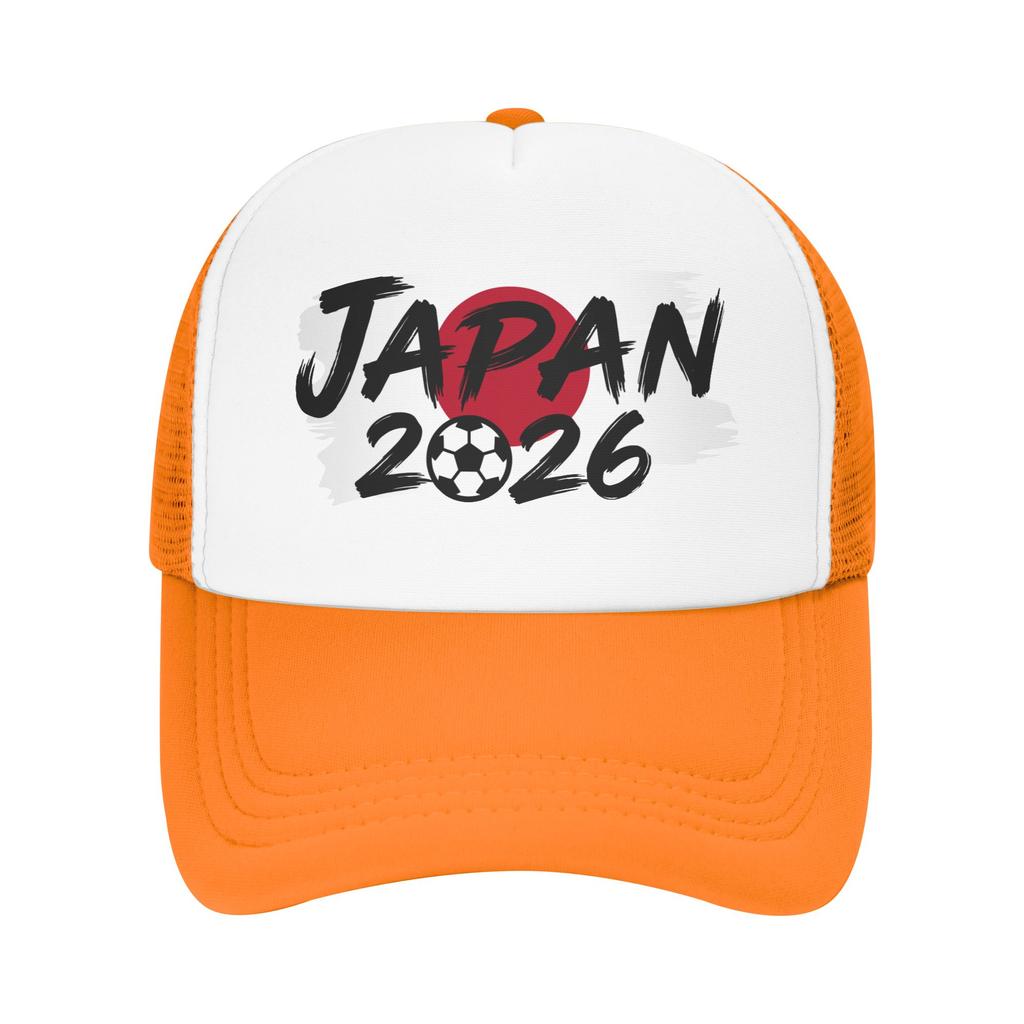 Japan Football Match  Mesh Baseball Cap Unisex Women Fashion Trucker Hat Dad Hat Adjustable Summer Trucker Caps