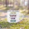 Without Teachers Like You Thank You for Teaching Me Printed Mug Coffee Cups Drinks Enamel Mugs Teacher's Day Gifts for Teachers