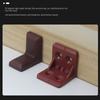 10 st Rostbeständiga 2-i-1 Vinkelbeslag 90 graders Fästbeslag Beslag Fäste Hem