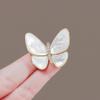 Imitation Shell Big Butterfly for Women Brooches Pin Badges Alloy Backpack Icons Girls Jewelry