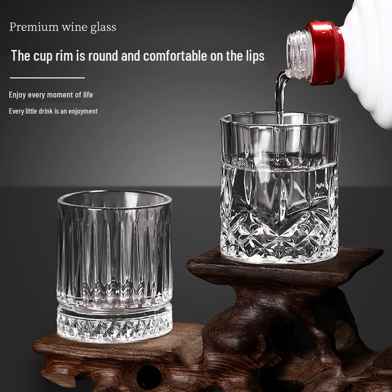 Light Luxury Crystal Baijiu & Beer Shot Glass Set