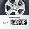 Kopphållare 4 st 63MM/55MM Metall Bilfälgnavkåpa Fälgcentrumkåpa För Jeep Renegade Wagoneer Avenger Recon Wrangler JK Gla