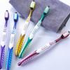 Manual Toothbrushes 5 Pack Medium Hard Bristles Non Slip Ergonomic Handle Perfect for Travel & Home Use