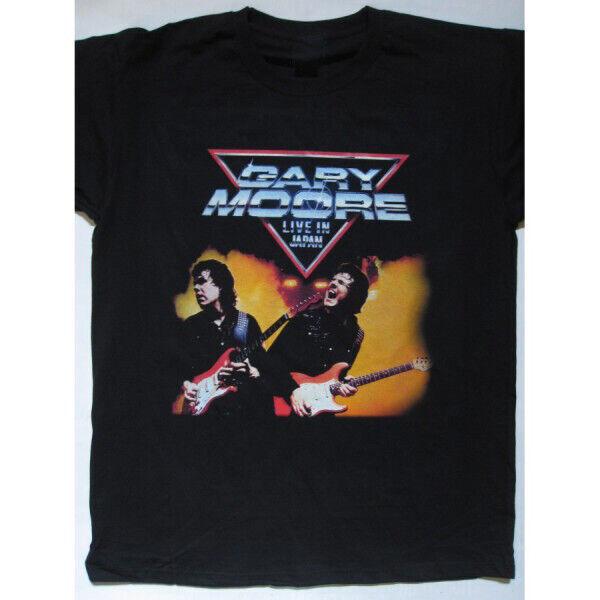 Vintage Gary Moore - Live In Japan Tour 83 Shirt Black Unisex S-5XL H2520 Unisex T-Shirt
