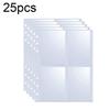 A5 Notebook Photocard Binder 25pcs Page(4 Grids)  PU Leather Loose Leaf Organizer Photo Binder Book Kpop Photo Albums Idol Cards