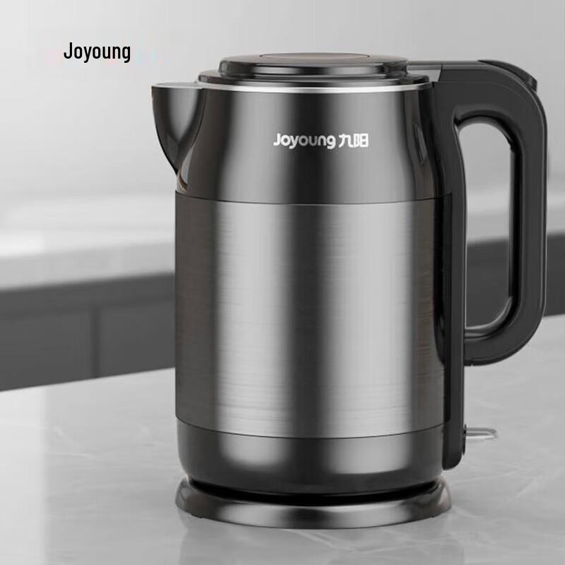 Joyoung 1.7L Double-Layer Anti-Scald Electric Kettle CN plug (adapter included)