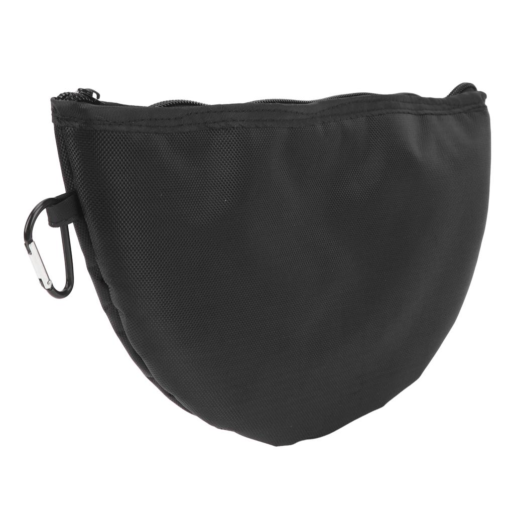 תיק אחסון ניקוי דיסק גולף מקצועי קיבולת גדולה עמיד למים קל משקל 2 ב-1 מעופף