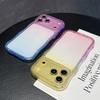 For iPhone 17 Pro Max Case Rhinestone Decor Wave Frame Gradient Design TPU Phone Cover