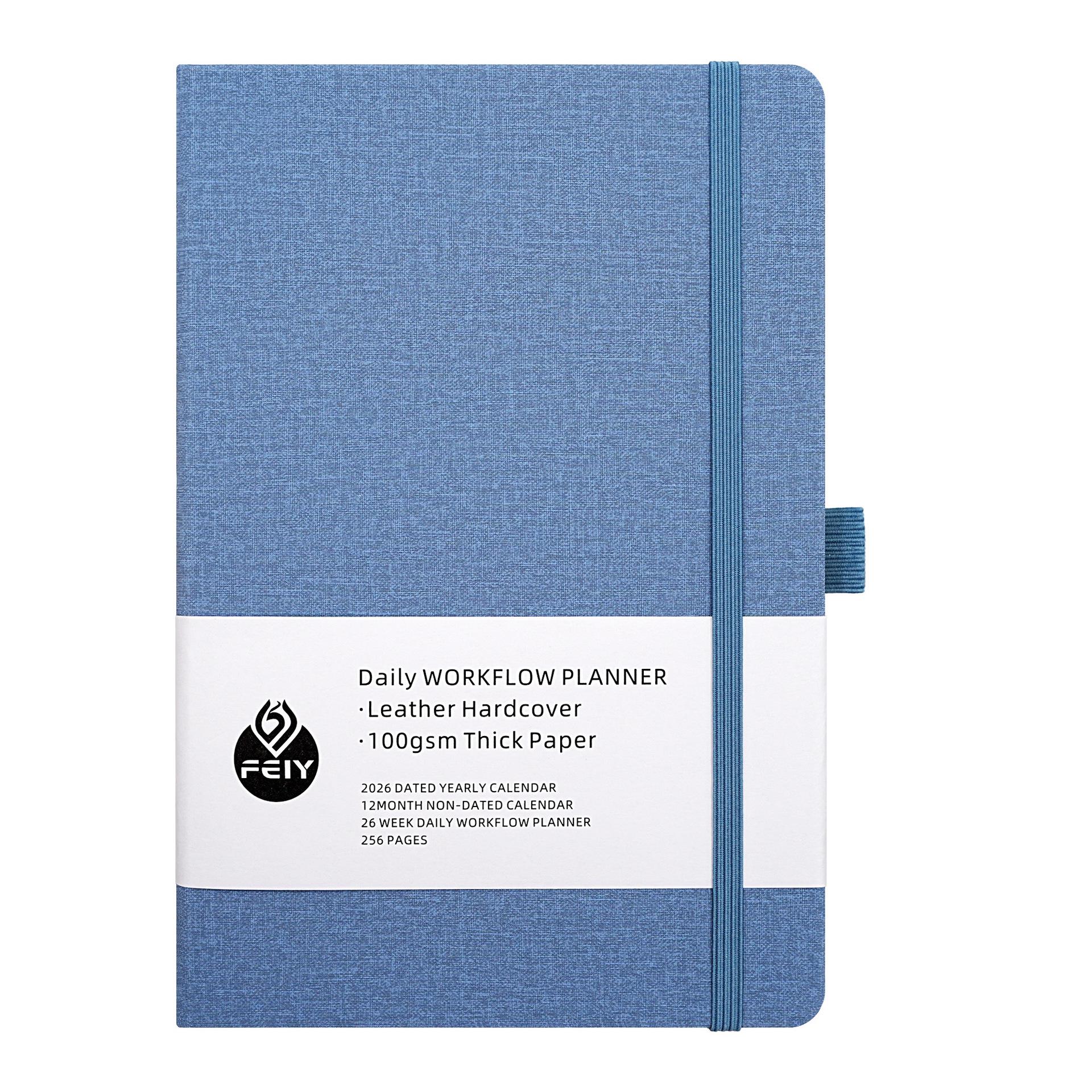 A5 Undated 2026 English Weekly Planner - Customizable Simple Schedule Notebook A5