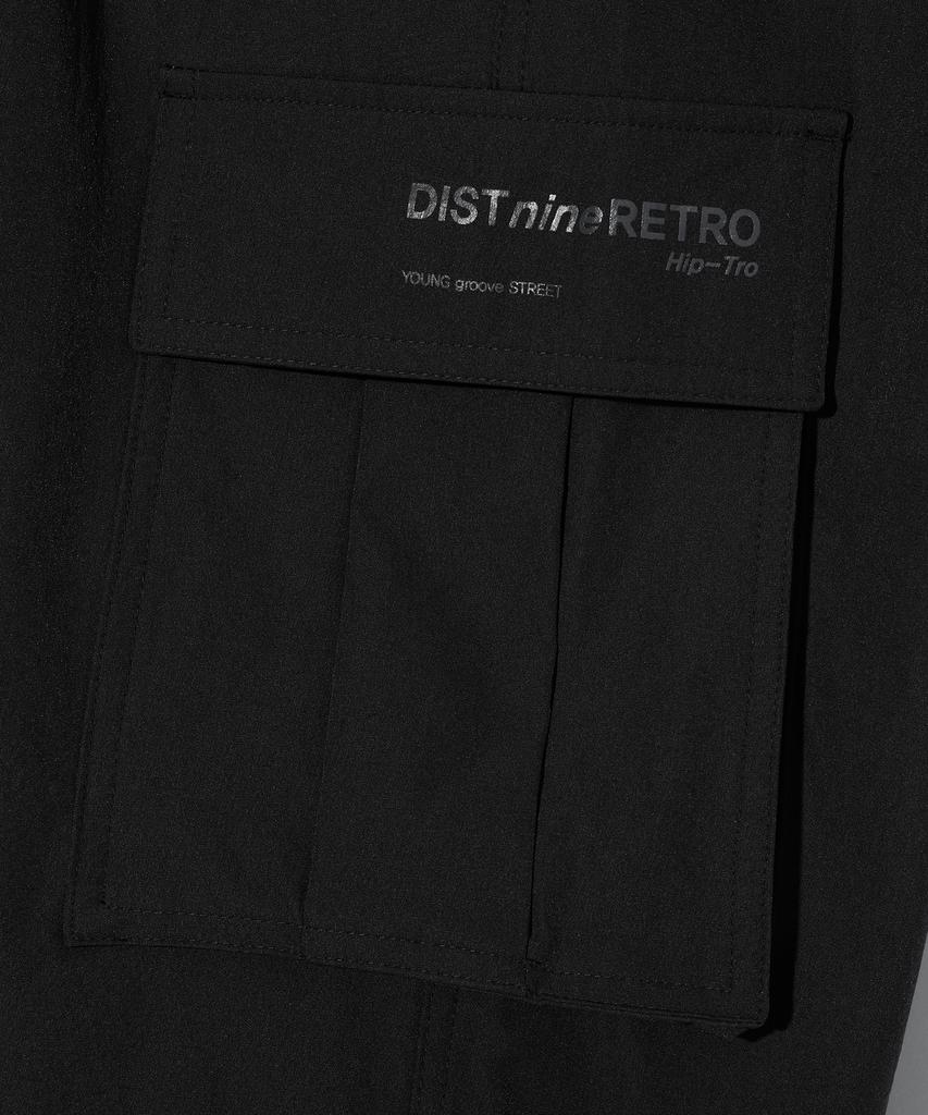 DISTN9NE Wide Cargo Pants Black (Lo1Pu121-076)
