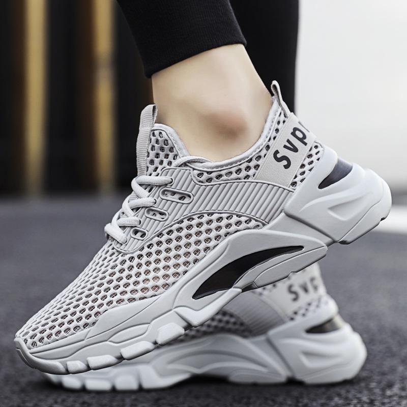 Fashion 2025 Summer New Fashion Trend Casual Mesh Running Sports Couple Men's Shoe