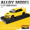 Mitsubishi EVO Model Alloy 1/32 Simulated Jdm Sports Car, Children's Toy Collection Model Ornaments for Boys Gifts