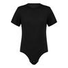Men Sexy One Piece Lingerie Solid Color Short Sleeves Press Crotch Bodysuit Romper Pajamas
