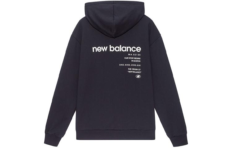 New Balance Sweatshirts Unisex Black Hooded Moderate Regular 5CB43313-BK S