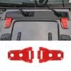 10PCS Engine Hood Door Hinge Cover Trim Exterior Accessories Protective Sticker For Jeep Wrangler JLU Gladiator JT 2018-2025