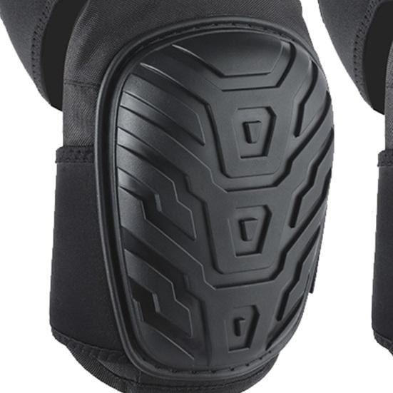 1 Pair Construction Knee Pads Heavy Duty Thick Foam Adjustable Strap Non-slip Professional Outdoor Gardening Work Roofing Flooring Knee Guards