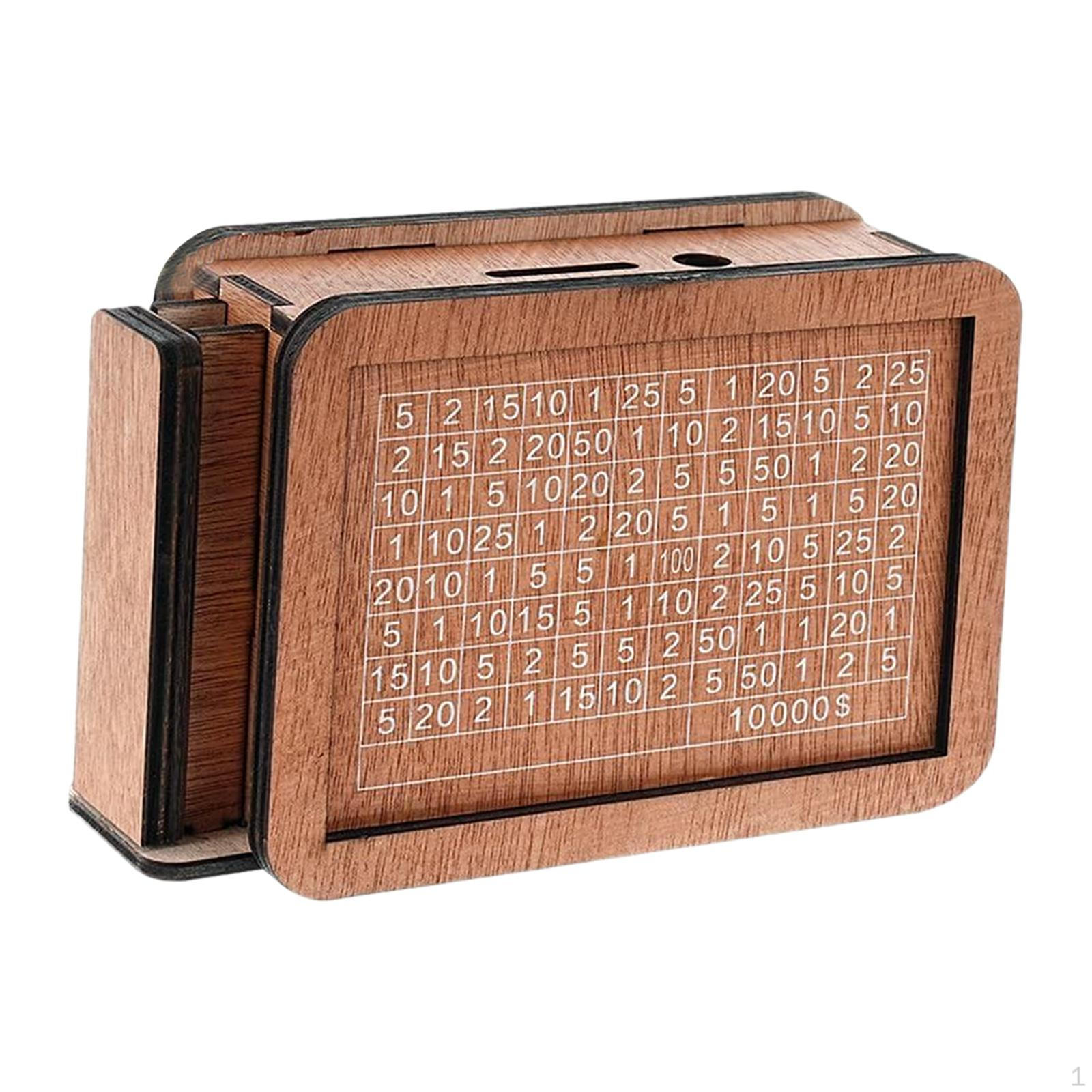 

Копилка для сбережений из дерева ручной работы For 10000 Dollar