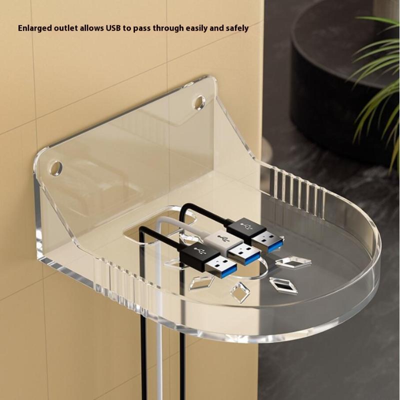 1 Set Self Adhesive Mini Cctv Monitoring Bracket Mini Wall Mounted Camera Supporting Holder Surveillance Mount Shelf