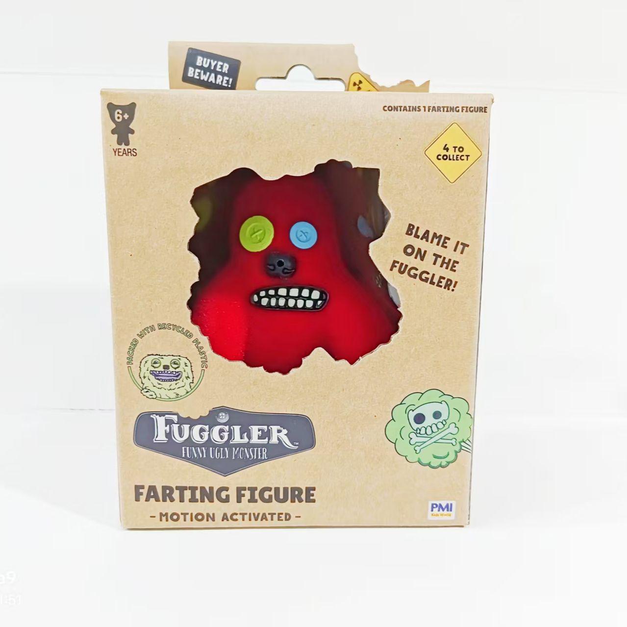 New Genuine Fuggler Fart Series Sound-Making Tooth Monster Doll - Stress Relief Toy