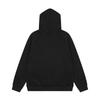 European and American trendy brand blue-gray tiger head towel embroidered loose casual hooded sweatshirt for men and women