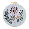 1pc Floral Embroidery DIY Fabric Craft Kit with Tools